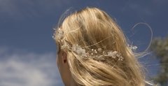 Tiara flores escarchadas Estilo 7611 - comprar online