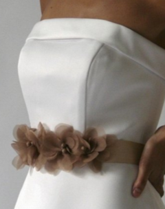 Cinturón flores de organza Estilo L6002 - comprar online