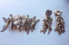 BRAZALETE LEAVES STRASS - tienda online