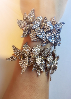 BRAZALETE LEAVES STRASS - comprar online