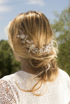 Tiara de flores heladas Estilo 7428
