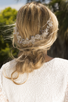 Tiara de flores heladas Estilo 7428 - comprar online
