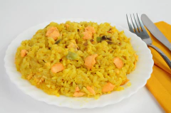 Risotto de salmón rosado - comprar online