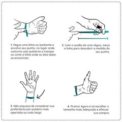 Bracelete Olho Grego Prata - comprar online