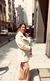 Reversible shearling coat - tienda online