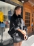 Short Cape of black Cashmere & black fox - Silvia y Mario