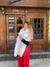 White fox & cashmere shawl cape/ shawl zorro Mantenillo