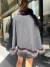 Short Cape of black Cashmere & black fox en internet