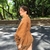 Suede cape with fringes and lace/ Capa gamuza con flecos y lazo en internet