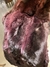 Estola chinchilla violeta/ Purple chinchilla shawl