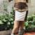 Combined 3 Colored Skirt - comprar online