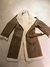 Reversible shearling coat - tienda online