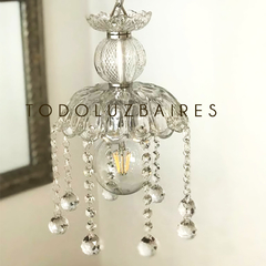 Colgante de vidrio de 1 luz modelo Albertina