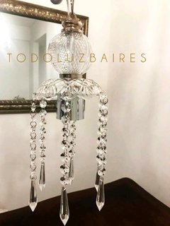 Colgante de vidrio de 1 luz modelo Faena