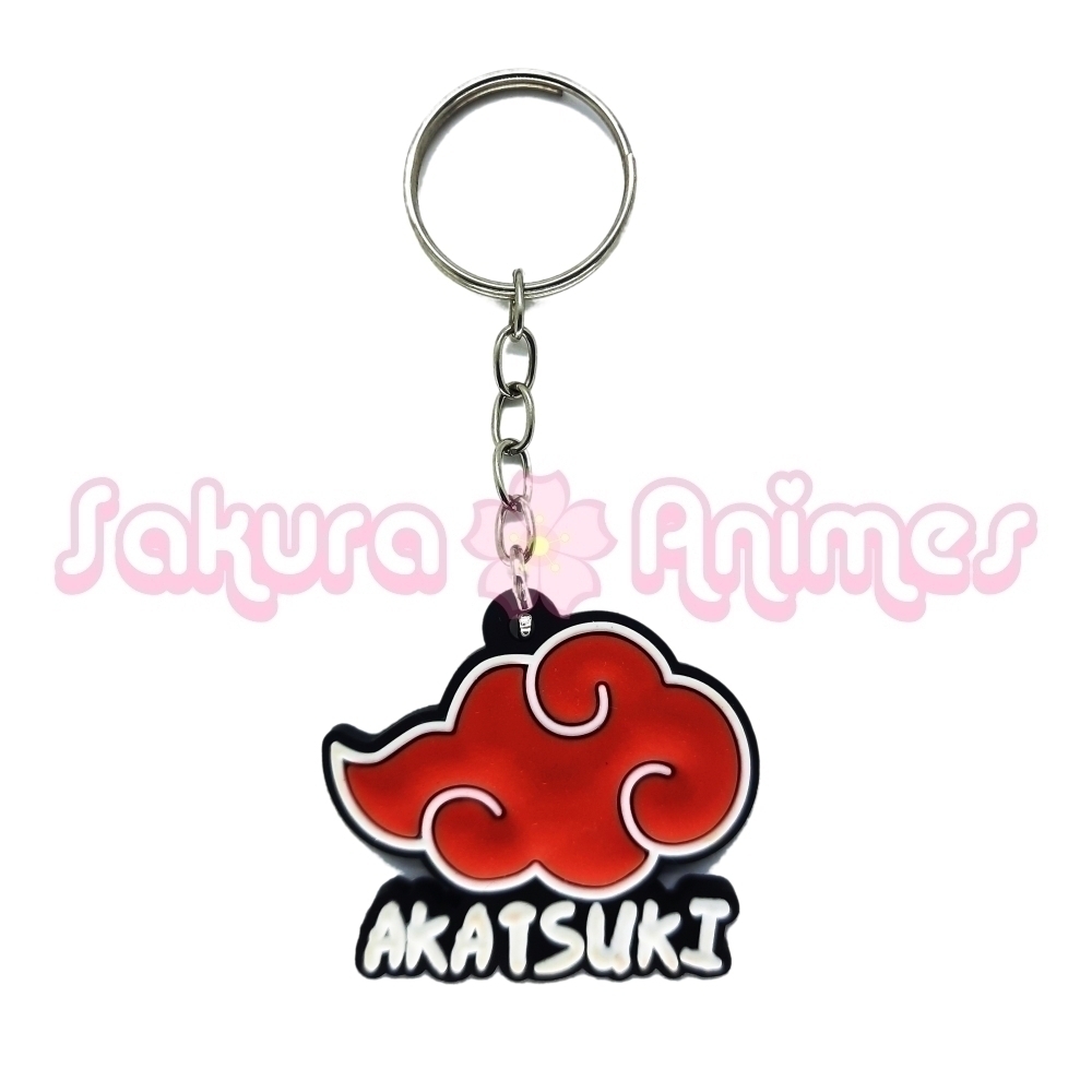 Chaveiro Personalizado Nuvem Akatsuki Anime Naruto Shippuden