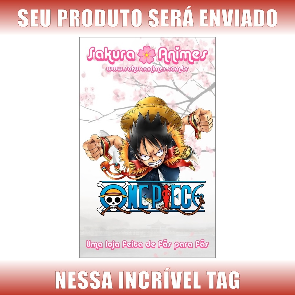 Almofada Anime One Piece Monkey D. Luffy + Chaveiro