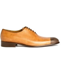 ZAPATO ACORDONADO PATINADO CON PUNTERA - comprar online