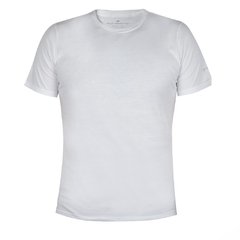 REMERA LISA CUELLO REDONDO COLOR BLANCO