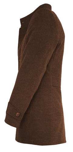 GABAN PAÑO CUELLO ALTO SLIM COLOR CAMEL - comprar online