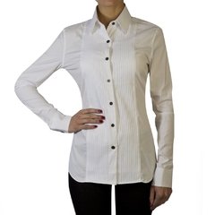 CAMISA PLISADA CON GEMELOS