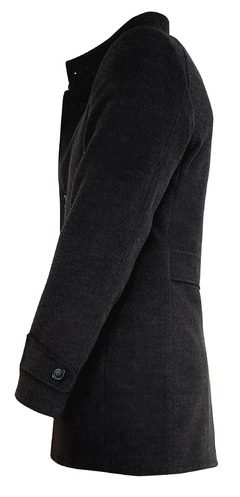 GABAN PAÑO CUELLO ALTO SLIM COLOR NEGRO - comprar online
