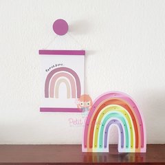 Imagen de ARCOIRIS - en Madera y luces Led a Pilas