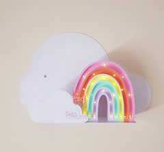 ARCOIRIS - en Madera y luces Led a Pilas