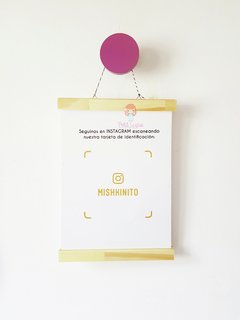 Set Walldecor Completo - Perchero + Marco Magnético A4 vertical + Lámina A4