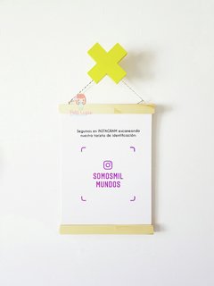 Set Walldecor Completo - Perchero + Marco Magnético A4 vertical + Lámina A4 - tienda online
