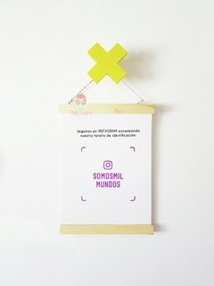 Set Walldecor Completo - Perchero + Marco Magnético A3 vertical + Lámina A3 - tienda online