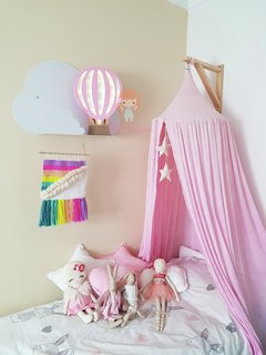 Imagen de Ménsula para pared en madera natural para dosel