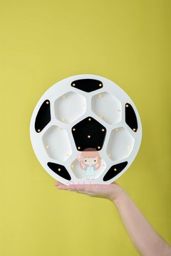 Pelota de Fútbol - en Madera y luces led a pilas - comprar online