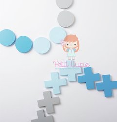 Set de 4 Percheros- CRUZ y/o CIRCULO - Petit Lupe