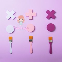 Set de 3 Percheros - Cruz y/o Circulo - Petit Lupe