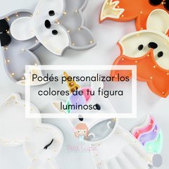 Estrella - en Madera y luces led a pilas