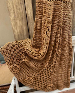 Vestido “Alhambra “. Diseño tejido sólo por encargue (Pre-Order), consultas por mensaje privado. - comprar online