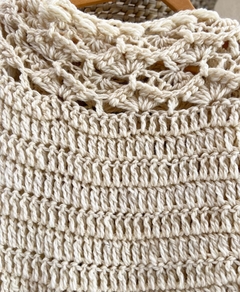 Chal Poncho “ALUMINÉ “Natural - comprar online