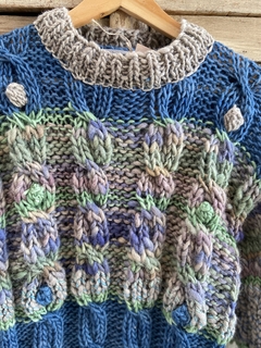 Sweater “Andes”azules y verdes - comprar online