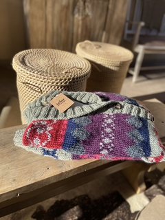 FIORE Saco, azules,grises y rojos. - tienda online