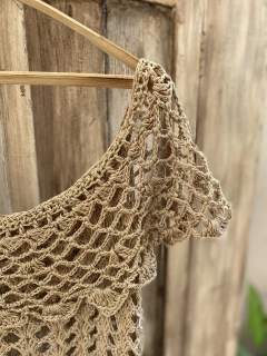Imagen de Top “PAISANITA” beige oscuro.