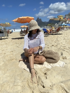 Sweater “Fresias”Blanco - Telar de Campo