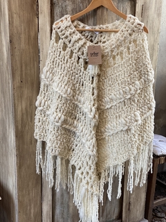 Poncho “AMARU “Natural. - Telar de Campo