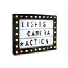 CARTELERA LUMINOSA HOLLYWOOD LIGHTBOX NEGRA