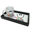 SET TAZA CON BANDEJA FELIZ CUMPLE