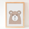 CUADRO MADERA 15x21 OSO