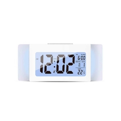 RELOJ DESPERTADOR DIGITAL BLANCO