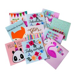 PACK 12 TARJETAS PARA REGALO