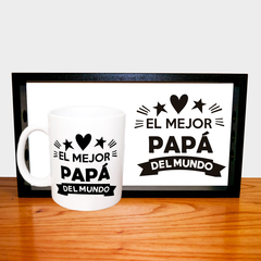 SET BANDEJA + TAZA PAPA - CÓSMICA Tienda de Regalos !