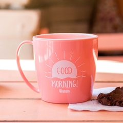 TAZA PLASTICA GOOD MORNING