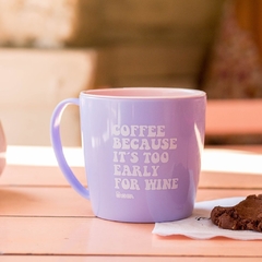 TAZA PLASTICA COFFE BECAUSE